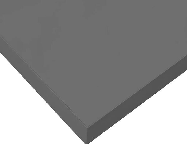 Plutajuće zidne police 4 kom sjajne sive 80 x 23 5 x 3 8 cm MDF - visoko sjajno siva 80 x 23.5 x 3.8 cm 4 1