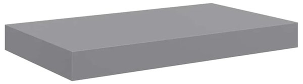 Plutajuće zidne police 4 kom sive 40 x 23 5 x 3 8 cm MDF - Siva 40 x 23.5 x 3.8 cm 4 1