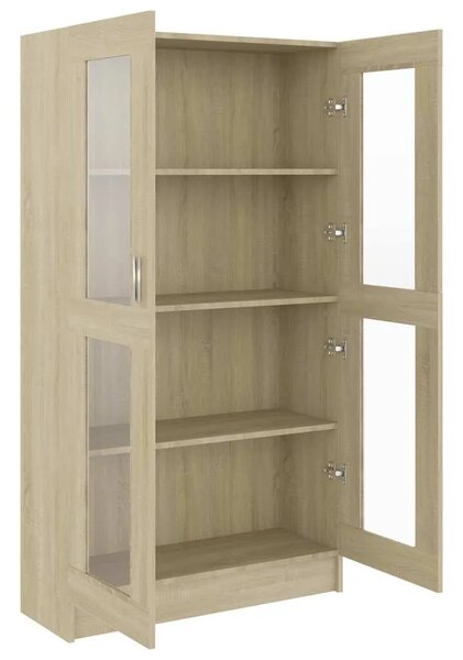 Vitrina boja hrasta sonome 82 5x30 5x150 cm konstruirano drvo - sonoma hrast 1 150 cm Sonoma hrast