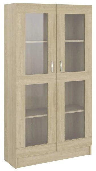 Vitrina boja hrasta sonome 82 5x30 5x150 cm konstruirano drvo - sonoma hrast 1 150 cm Sonoma hrast