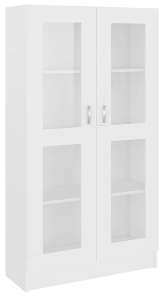 Vitrina bijela 82 5 x 30 5 x 150 cm konstruirano drvo - Bijela 1 150 cm Bijela