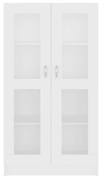 Vitrina bijela 82 5 x 30 5 x 150 cm konstruirano drvo - Bijela 1 150 cm Bijela