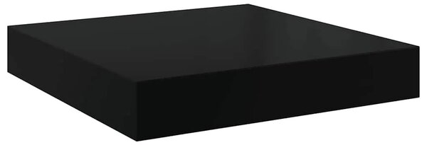 Plutajuće zidne police 4 kom sjajne crne 40 x 23 5 x 3 8 cm MDF - visoko sjajno crna 40 x 23.5 x 3.8 cm 4 1