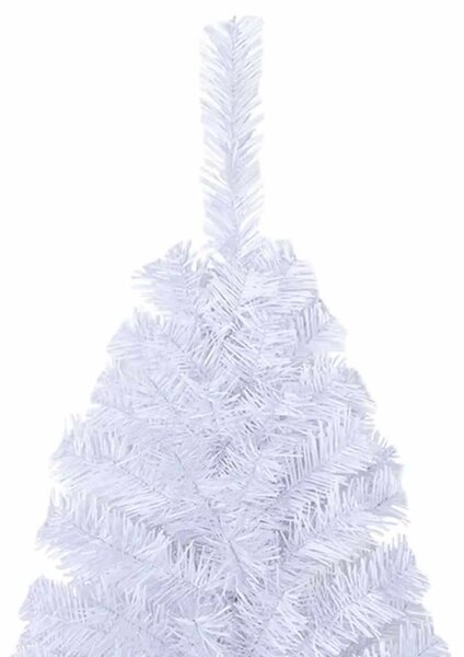 Umjetno božićno drvce s gustim granama bijelo 150 cm PVC - Bijela 1 680 1