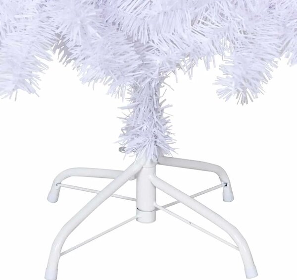 Umjetno božićno drvce s gustim granama bijelo 150 cm PVC - Bijela 1 680 1