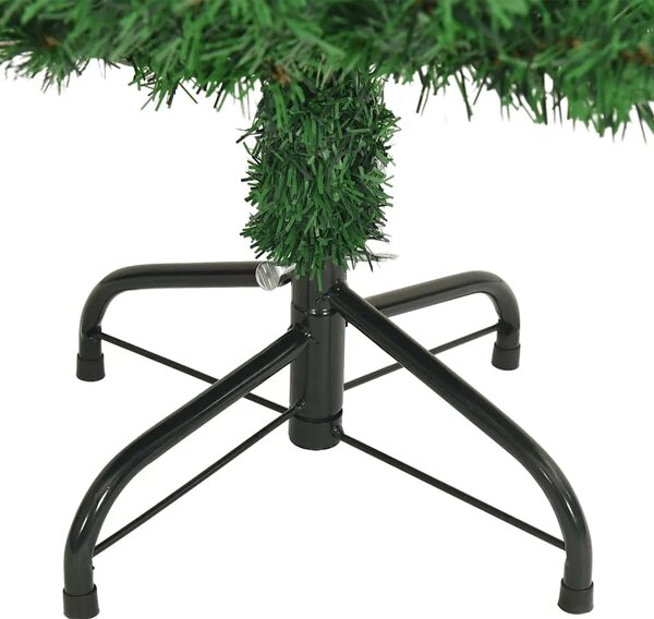 Umjetno božićno drvce s gustim granama zeleno 150 cm PVC - Zelena 1 680 1