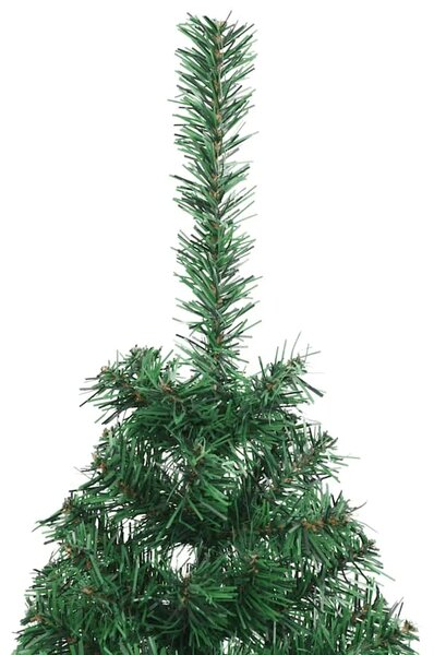 Umjetna polovica božićnog drvca sa stalkom zelena 150 cm PVC - Zelena 150 cm 1 1