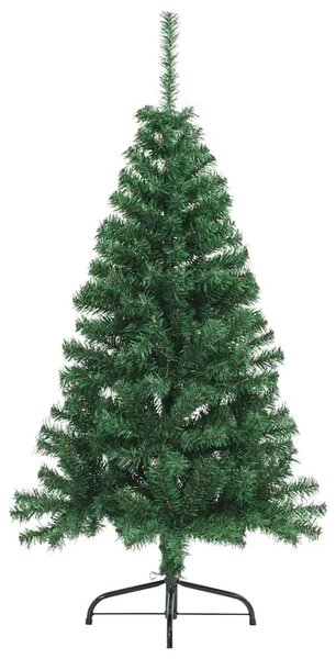 Umjetna polovica božićnog drvca sa stalkom zelena 150 cm PVC - Zelena 150 cm 1 1