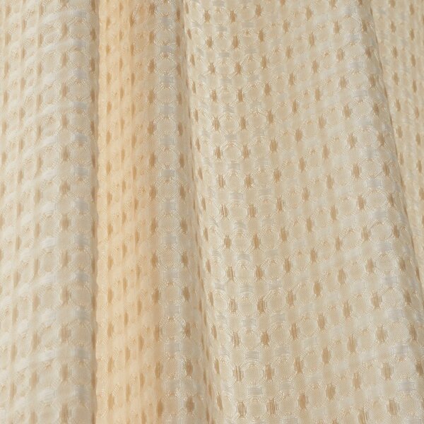 Bež prozirna zavjesa 140x229 cm Muscat Waffle – Pineapple Elephant
