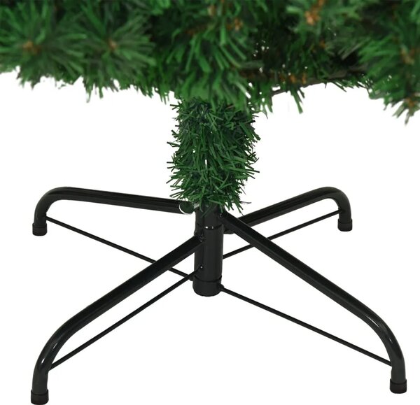 Umjetno božićno drvce s gustim granama zeleno 210 cm PVC - Zelena 1 1210 1