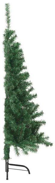 Umjetna polovica božićnog drvca sa stalkom zelena 150 cm PVC - Zelena 150 cm 1 1