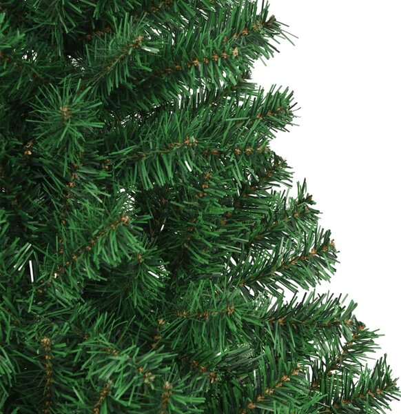 Umjetno božićno drvce s gustim granama zeleno 210 cm PVC - Zelena 1 1210 1