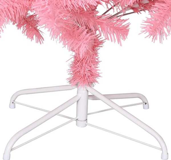 Umjetno božićno drvce sa stalkom ružičasto 180 cm PVC - Ružičasta 180 cm 1 1