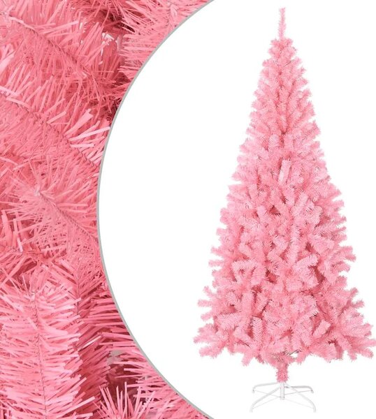 Umjetno božićno drvce sa stalkom ružičasto 180 cm PVC - Ružičasta 180 cm 1 1