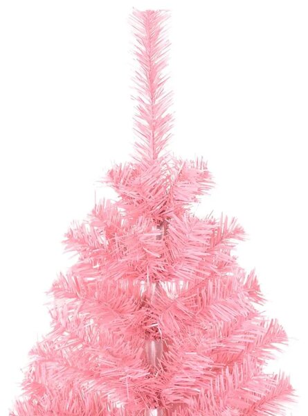 Umjetno božićno drvce sa stalkom ružičasto 150 cm PVC - Ružičasta 150 cm 1 1