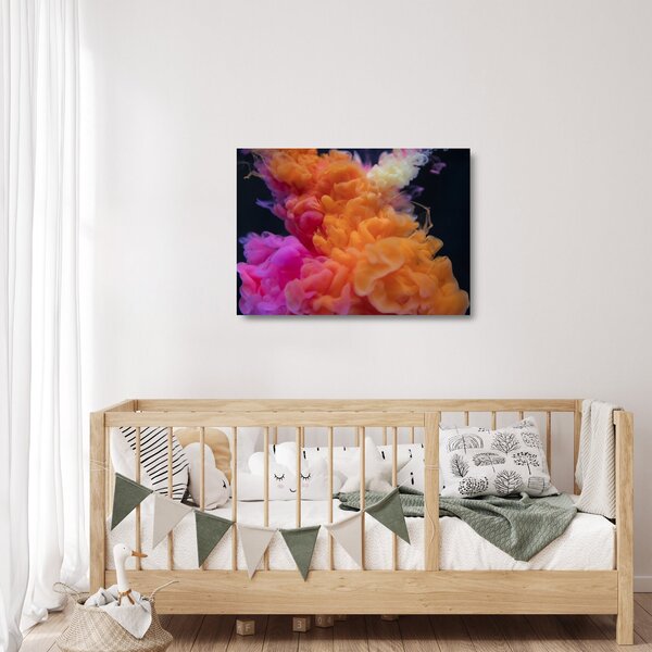 Staklena slika apstrakcije (70x50 cm)