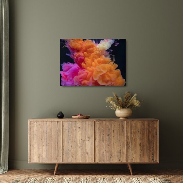 Staklena slika apstrakcije (70x50 cm)