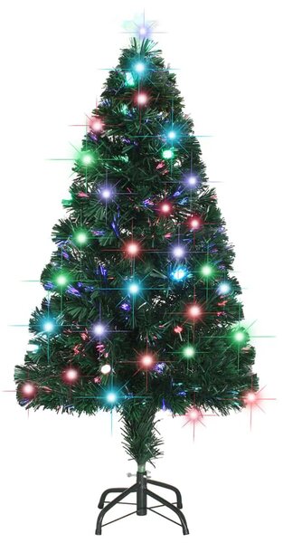 Osvijetljeno božićno drvce sa stalkom i LED 120 cm optička vlakna - 120 x 60 cm 1 1 1