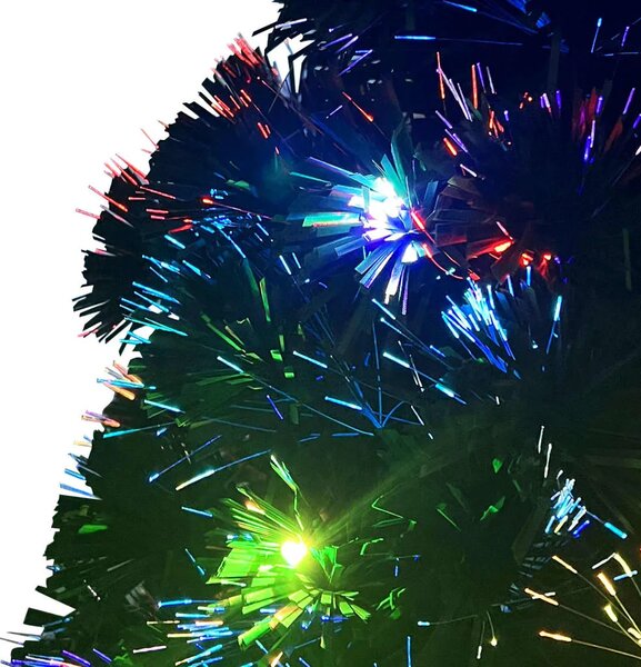 Osvijetljeno božićno drvce sa stalkom i LED 120 cm optička vlakna - 120 x 60 cm 1 1 1