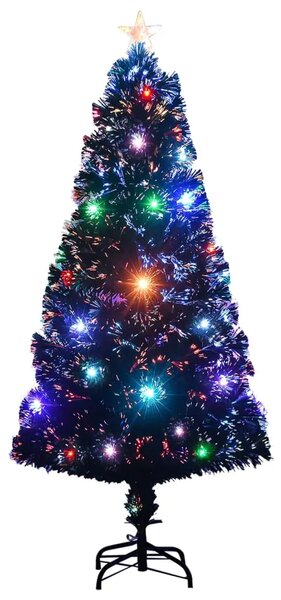 Osvijetljeno božićno drvce sa stalkom i LED 120 cm optička vlakna - 120 x 60 cm 1 1 1