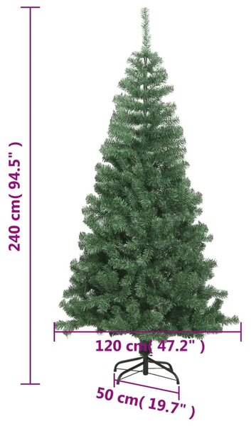 Umjetno Božićno Drvce L 240 cm Zeleno - Zelena 240 cm 1 1