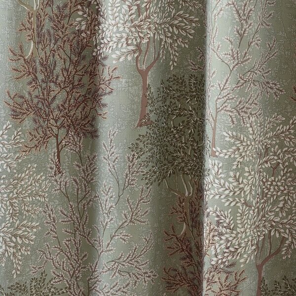 Zelene zavjese u setu 2 kom 117x183 cm Woodland Trees – Catherine Lansfield