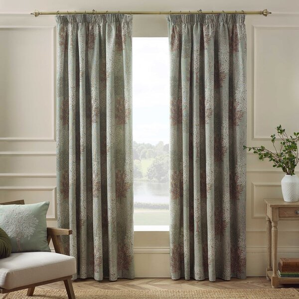 Zelene zavjese u setu 2 kom 117x183 cm Woodland Trees – Catherine Lansfield