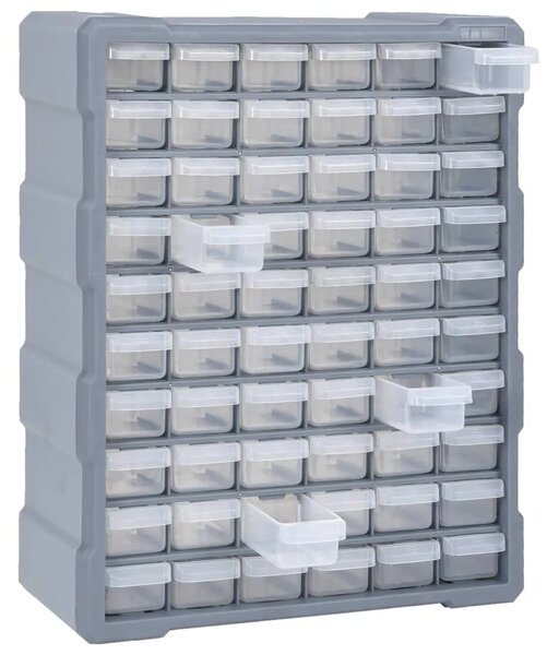 Organizator sa 60 ladica 38 x 16 x 47 5 cm - Siva 60 ladica 1 1