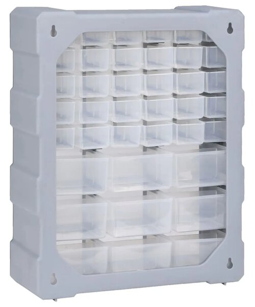 Organizator s 39 ladica 38 x 16 x 47 cm - Siva 39 ladica 1 1