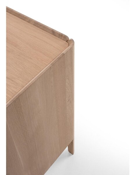 Komoda od punog hrasta u prirodnoj boji 220x85x42 cm Dvor – Gazzda