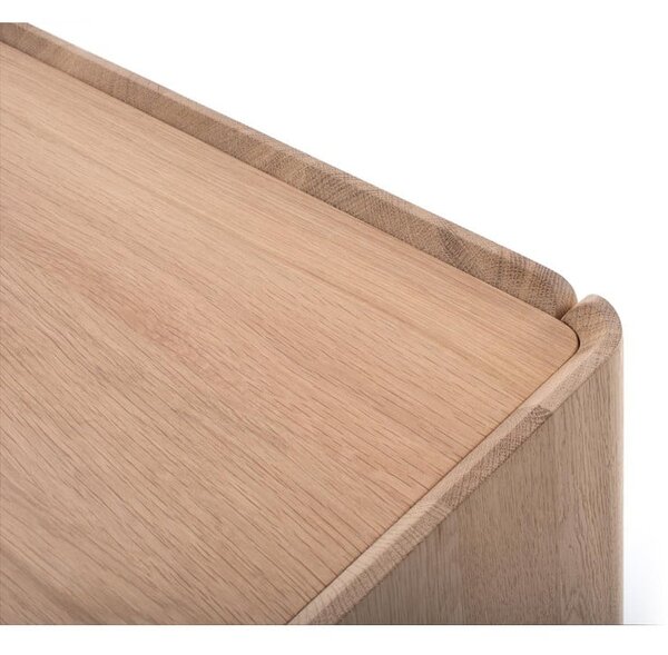 Komoda od punog hrasta u prirodnoj boji 220x85x42 cm Dvor – Gazzda