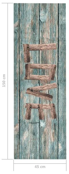 Prostirka za kuhinjski pod Love periva 45 x 150 cm - Ljubav 45 x 150 cm 1 Ljubav