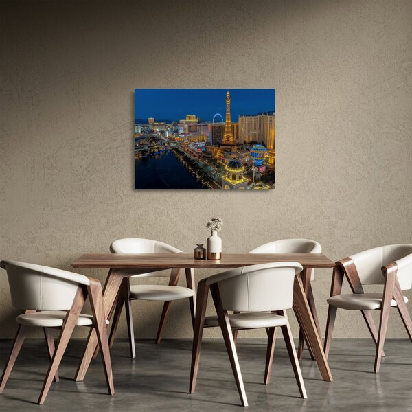 Staklena slika noćni Las Vegas (70x50 cm)