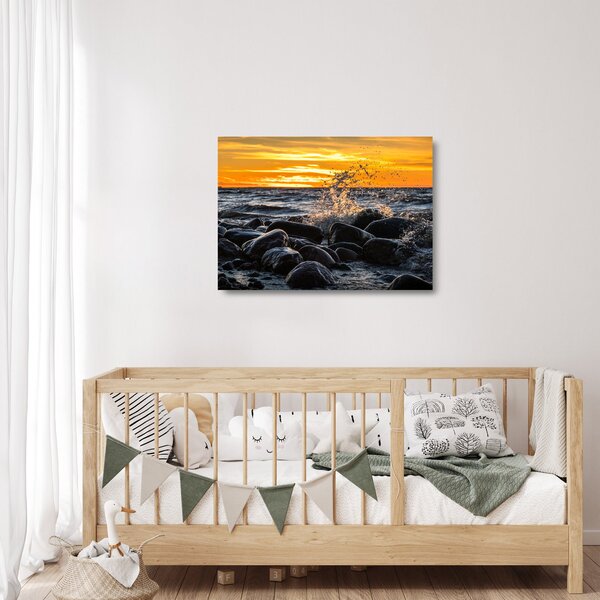 Staklena slika mora (70x50 cm)