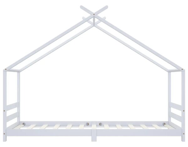 Okvir za dječji krevet od masivne borovine bijeli 90 x 200 cm - Bijela 90 x 200 cm Bijela 90 x 200 cm