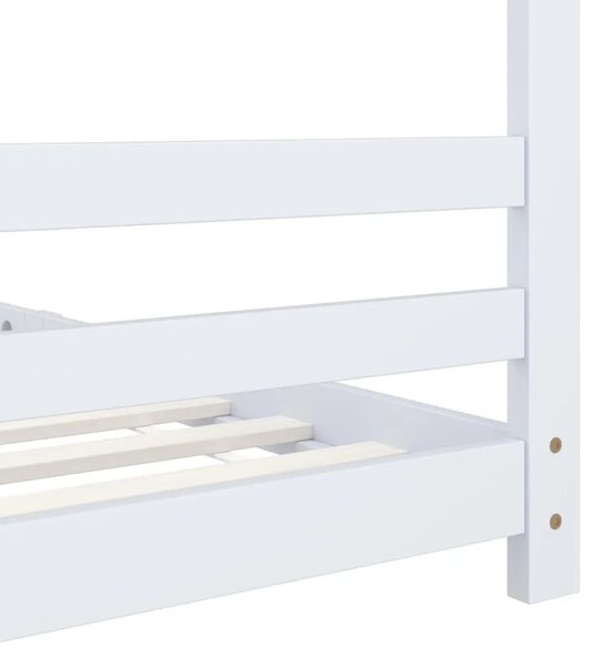 Okvir za dječji krevet od masivne borovine bijeli 90 x 200 cm - Bijela 90 x 200 cm Bijela 90 x 200 cm
