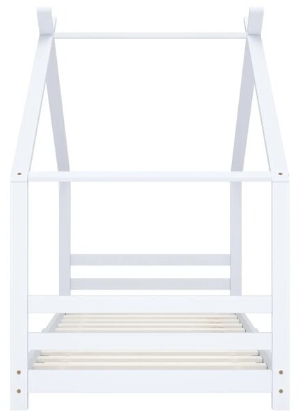 Okvir za dječji krevet od masivne borovine bijeli 90 x 200 cm - Bijela 90 x 200 cm Bijela 90 x 200 cm