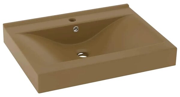 Luksuzni Lavabo - Umivaonik mat krem 60 x 46 cm keramički - mat krem Mat krem