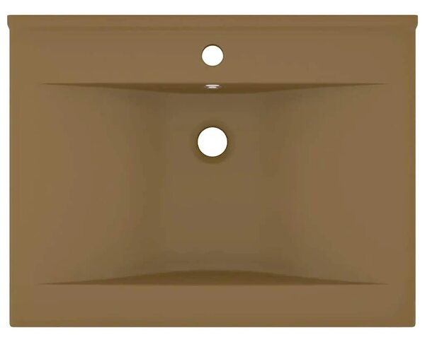 Luksuzni Lavabo - Umivaonik mat krem 60 x 46 cm keramički - mat krem Mat krem