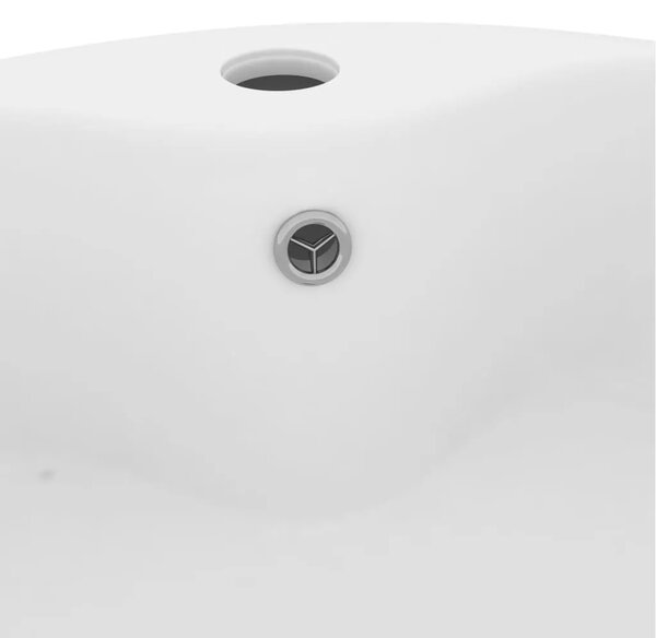 Luksuzni Lavabo - Umivaonik mat bijeli 36 x 13 cm keramički - mat bijela Mat bijela