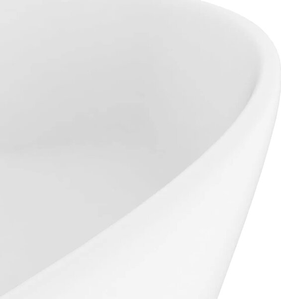 Luksuzni Lavabo - Umivaonik mat bijeli 36 x 13 cm keramički - mat bijela Mat bijela
