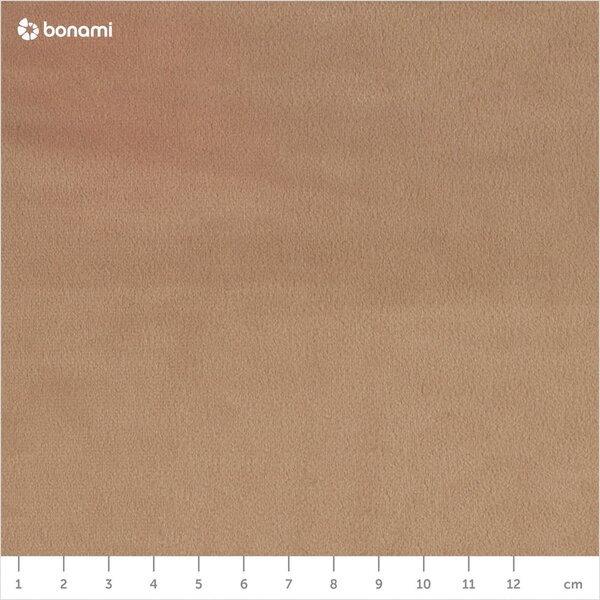 Svjetlo smeđi tapecirani bračni krevet s prostorom za odlaganje s podnicom 160x200 cm Kiana – Makamii