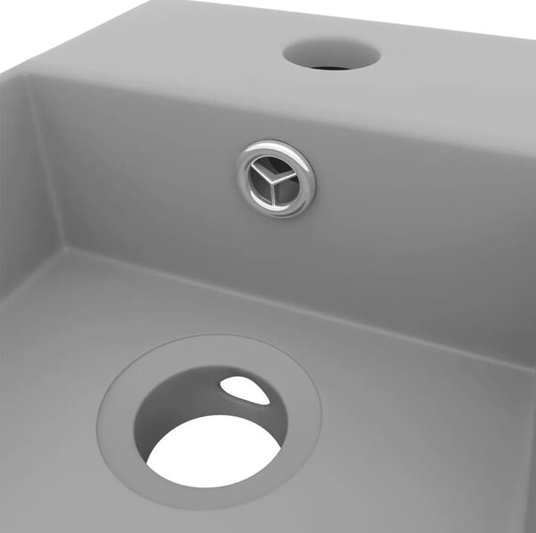 Kupaonski Lavabo - Umivaonik keramički svjetlosivi - Svjetlosiva Svjetlosiva