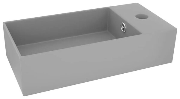 Kupaonski Lavabo - Umivaonik keramički svjetlosivi - Svjetlosiva Svjetlosiva