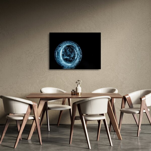 Staklena slika ledene kapi (70x50 cm)