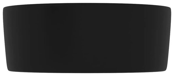 Luksuzni okrugli Lavabo - Umivaonik mat crni 40 x 15 cm keramički - Mat crna Mat crna
