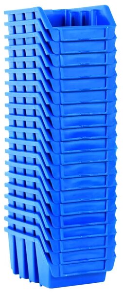 Složive kutije za pohranu 20 kom plave plastične - 116 x 161 x 75 mm 20 1 116 x 161 x 75 mm