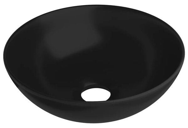 Kupaonski Lavabo - Umivaonik od keramike mat crni okrugli - Mat crna Mat crna