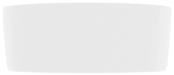 Luksuzni okrugli Lavabo - Umivaonik mat bijeli 40 x 15 cm keramički - mat bijela Mat bijela
