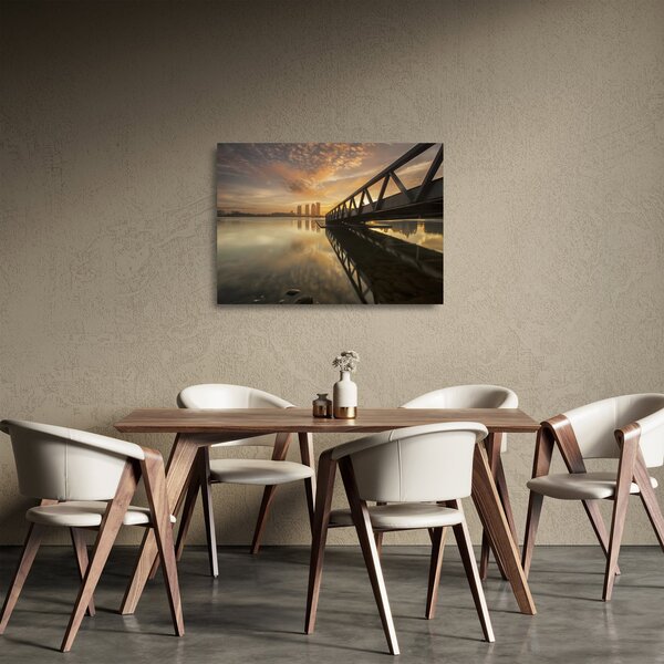 Staklena slika mola (70x50 cm)